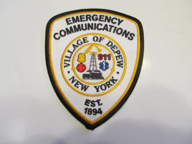 New York Depew Police Communications Patch