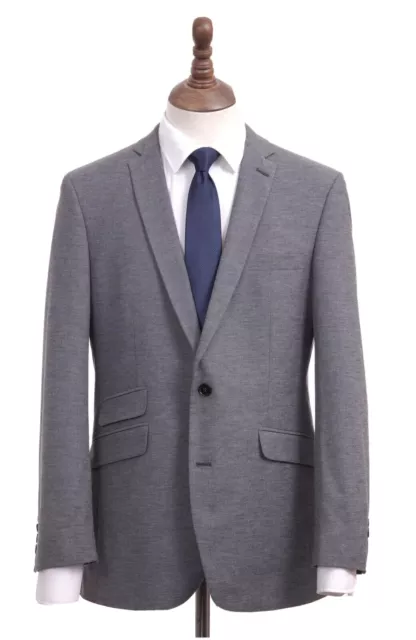 Mens Grey Suit Tailored Fit A39 Savile Row