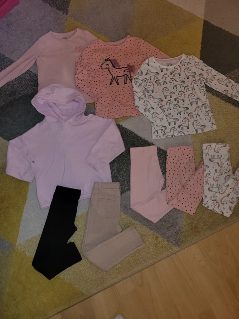 Girls Tops & Leggings Outfits Sets Bundle 4-5 Years Mix & Match F&F