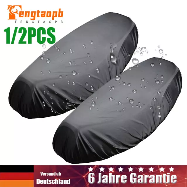 1/2PCS Motorrad Sitzabdeckung Universal Wasserdicht Sitzbezug Kappe Oxford Stoff