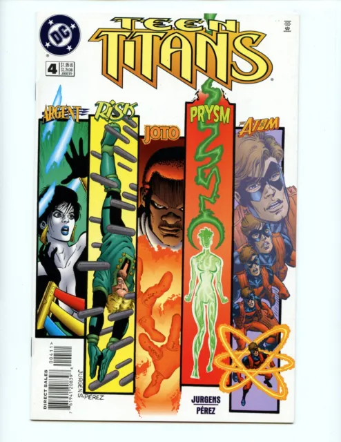 Teen Titans #4 Comic Book 1997 VF+ 2nd Series Dan Jurgens DC Comics Direct