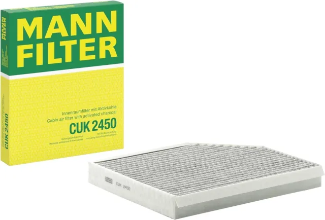 Mann Filter Cuk 2450 Innenraumfilter Mit Aktivkohle - Für Audi A4 A5 Q5, Porsche