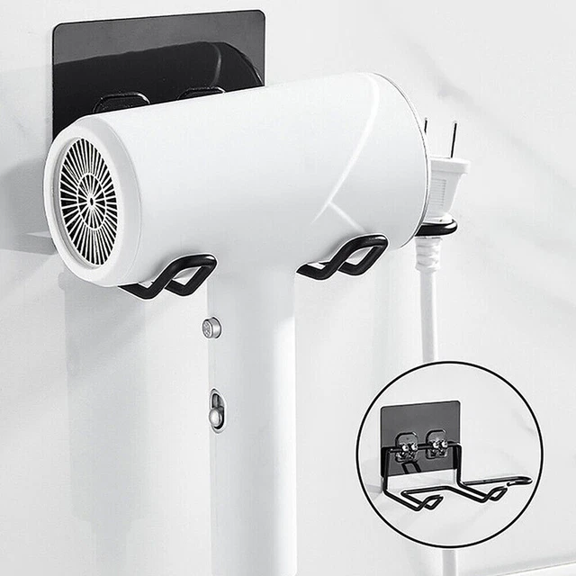 Soporte para alisador de cabello secador de pelo estante de almacenamiento estante secador de pelo estante montado en pared*