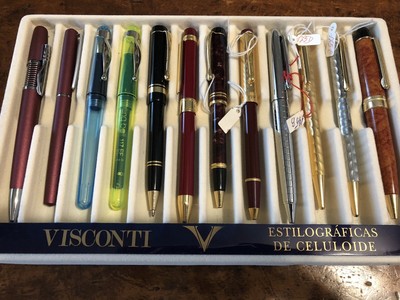 cofanetto Visconti Set di penne stilo e biro vintage Visconti Titanus e altro 