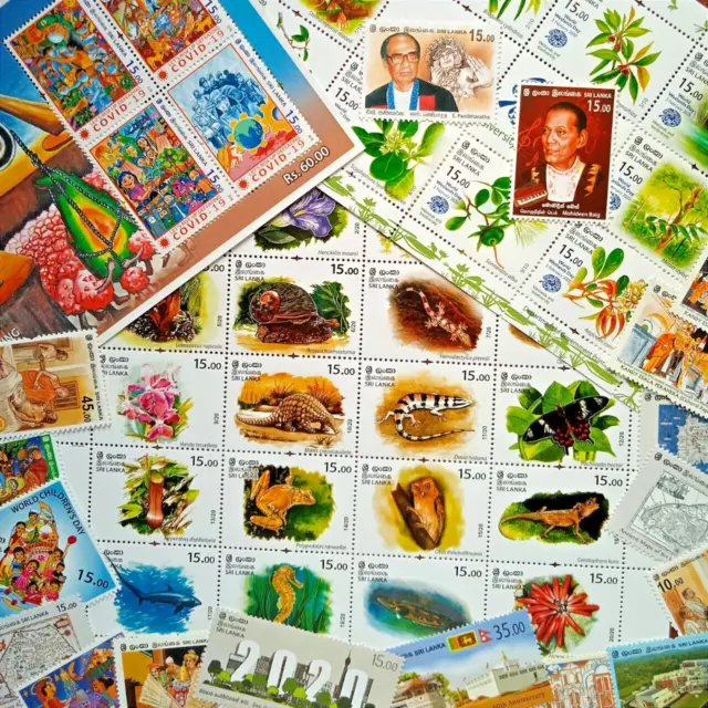 Sri Lanka Stamp Collection 2020 Ceylon Stamp Year Pack 2020 Stamp Collection MNH