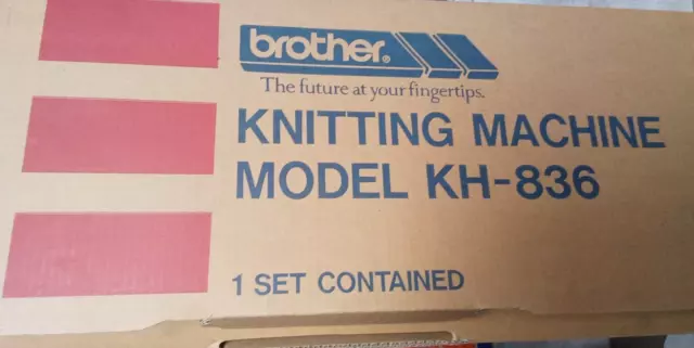 Brother Knitting Machine Model- KH-836 - In original box
