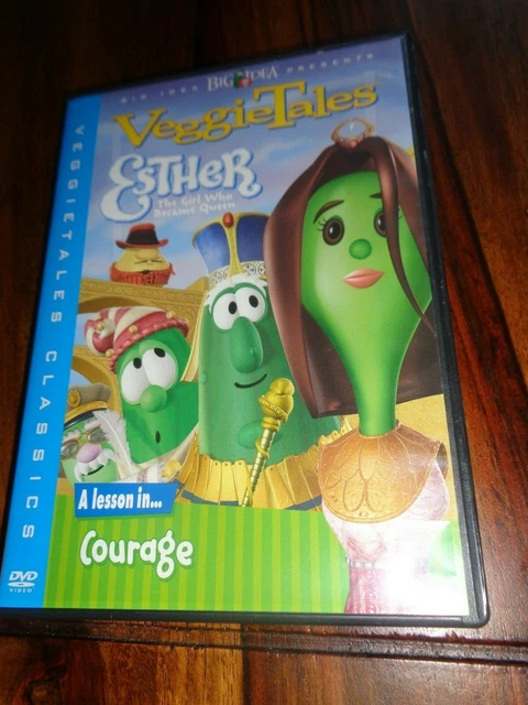 VEGGIETALES ESTHER DVD Childrens Kids Animated Bible Story A Lesson In veggietales-esther-dvd-childrens-kids-animated-bible-story-a-lesson-in