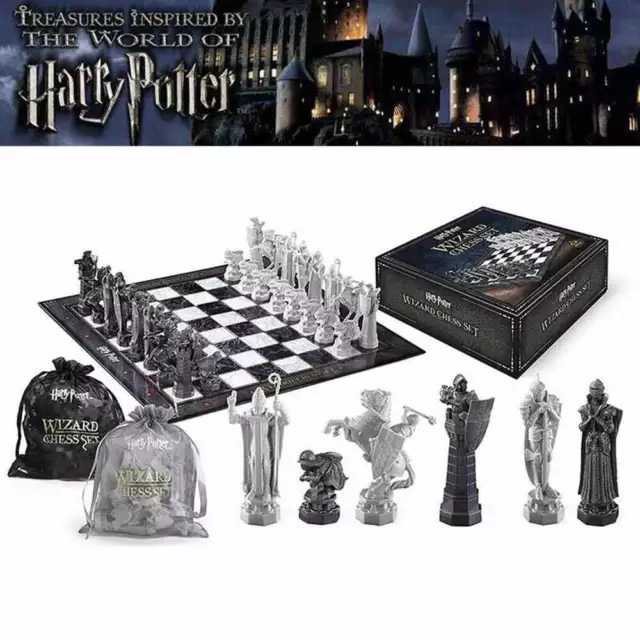 Harry Potter-Wizard Chess Kit Noble Collector Complete Mythical Board Games Set
