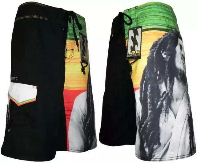 Billabong Bob Marley Herren Badeshorts Boardshorts Badehose Shorts schwarz