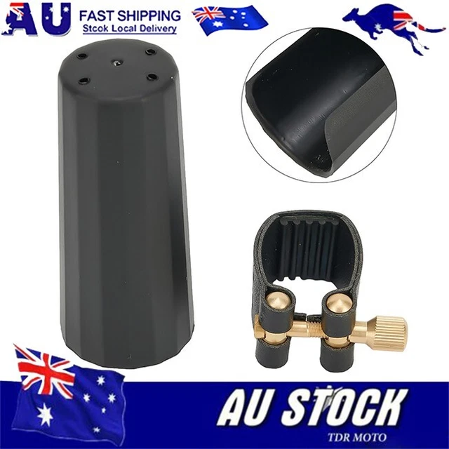 Saxophone Mouthpiece Ligature With Cap Accessories - Alto Tenor Soprano Sax //
