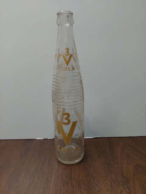 Vintage Acl 3v Cola Soda Bottle 16 Oz Full Pint 1960s Glenshaw Glass 495 Picclick