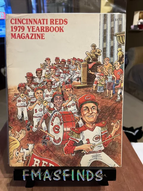 M1 1979 CINCINNATI REDS Official Yearbook PETE ROSE JOHNNY BENCH JOE MORGAN