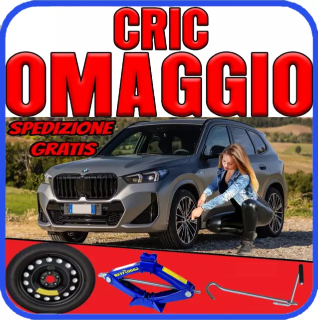 Ruotino Di Scorta 5Fori Misura Ruota Da 17 Per Bmw X1 Con Kit Cric Crick Nuovo p