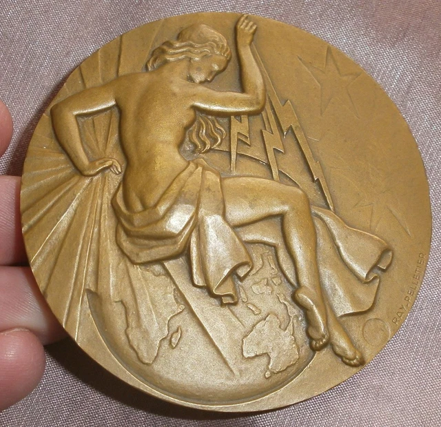 MÉDAILLE BRONZE SYNDICAT commerce produits siderurgiques par Raymond
