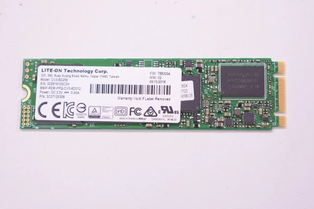 CV3-8D256 Lite-On 256gb  M.2 Hard Drive NP-940X5N-X01US NP730QAA-K01US