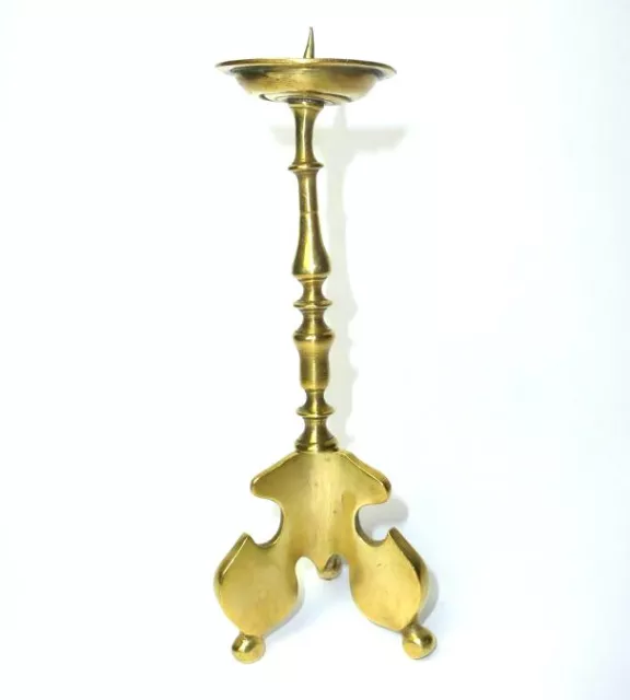 Barroca Candelero Candelabro Aprox. 1760 Bronce B-454