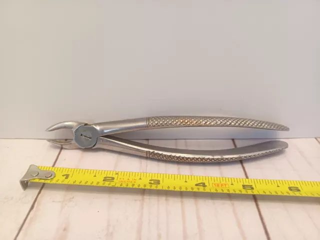 Vintage Antique Dentist Tooth Extractor Forceps Extraction Stainless 17 Tool