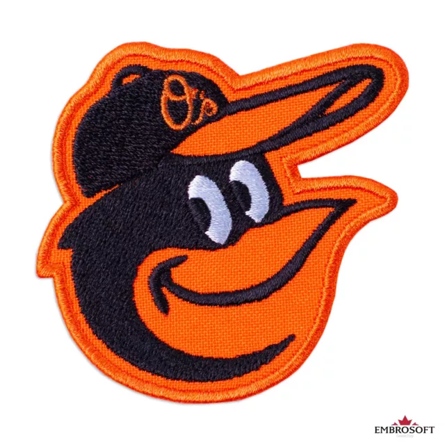 Baltimore Orioles Patch, Baseball Team Logo, Embroidered Sports Patches Iron 2