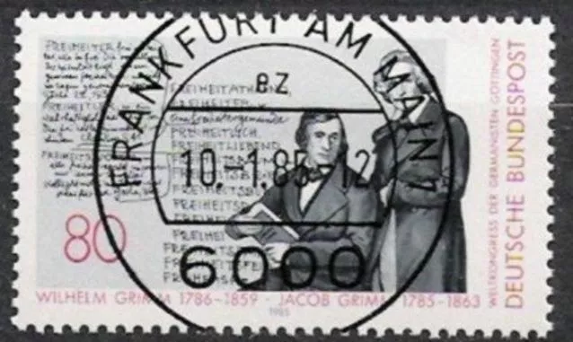 BUND Nr.1236 Brüder Grimm 1985 Vollstempel ffm