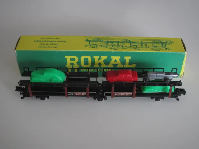 ROKAL Spur TT, Nr. 00315, 6-achsiger Autotransportwagen der DB , OVP