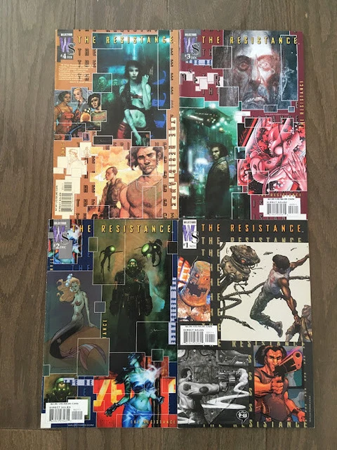 The Resistance Comic Lot 4 Issues # 1 2 3 4 Dc Wildstorm Comics 2003