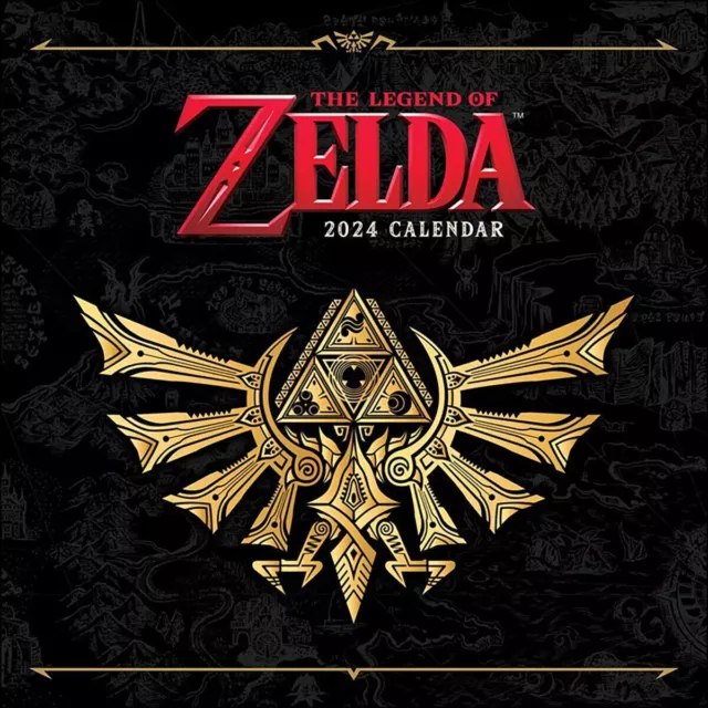 2024 CALENDAR THE Legend of Zelda Square Wall Andrews McMeel AM70029