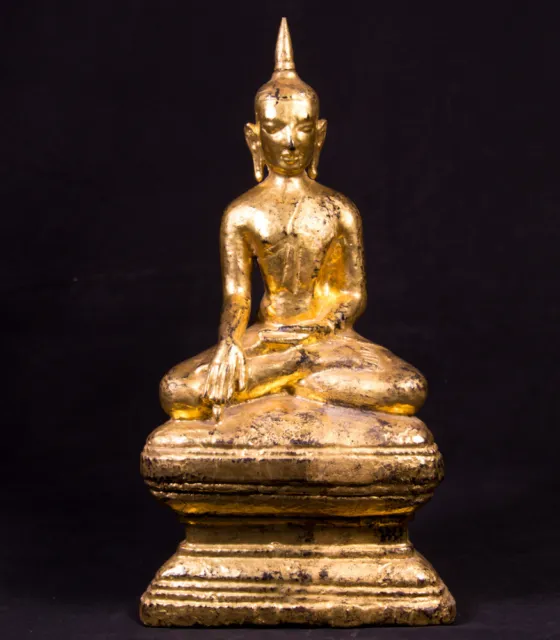 Antique Shan Buddha statue from Burma, 19th century