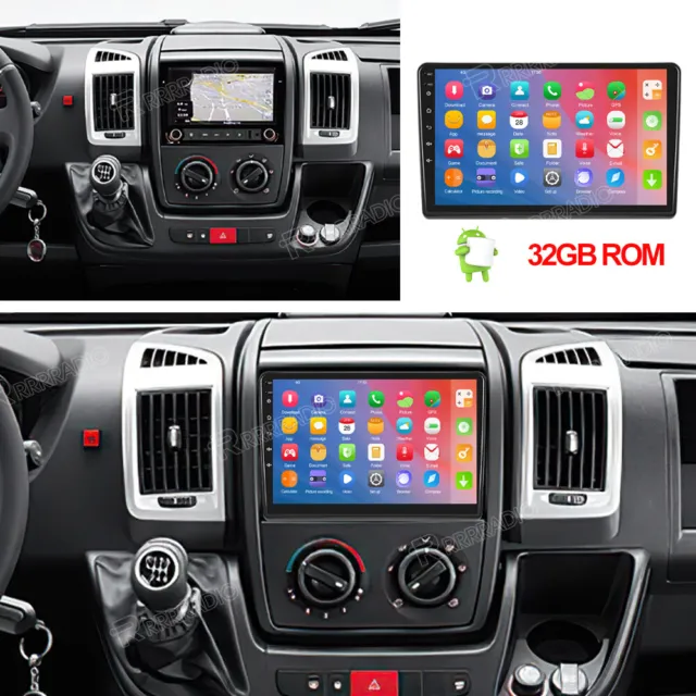 Android 13 Autoradio Für Fiat Ducato Peugeot Boxer Citroen Jumper GPS DAB+ 32GB