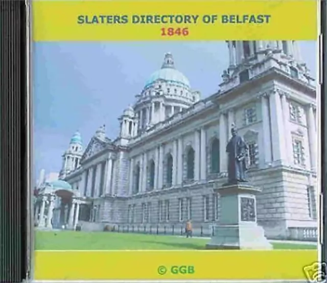 Genealogy Directory Of Belfast 1846 Cd Rom