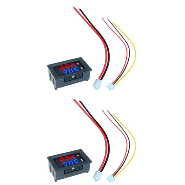 2 pz voltmetro amperometro tester tensione auto dinamometro display digitale