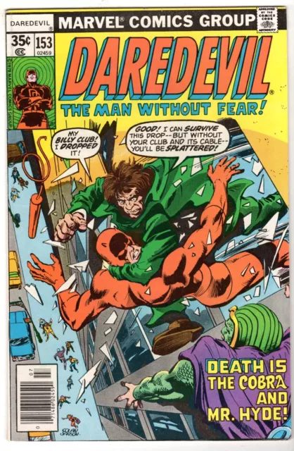 Daredevil #153, Near Mint Minus Condition