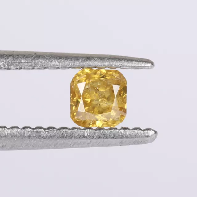 0.155 Ct. Natural Radiant Cut Diamond Yellow Color & SI Clarity diamond 3