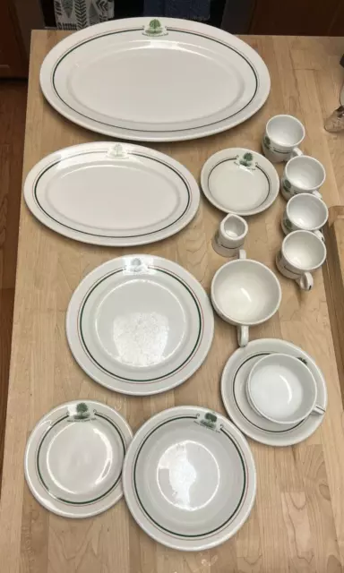 14 Pc Vintage "South Shore Country Club Chicago" Assorted Dinnerware