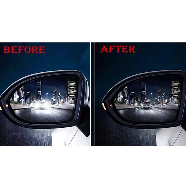 2x Rainproof Car Side Mirror Window Sticker Anti-Fog Protective Film Rain Shield 5