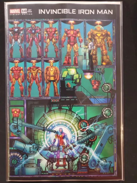 Invincible Iron Man #10 Layton Wraparound Variant Marvel 2023 VF/NM Comics