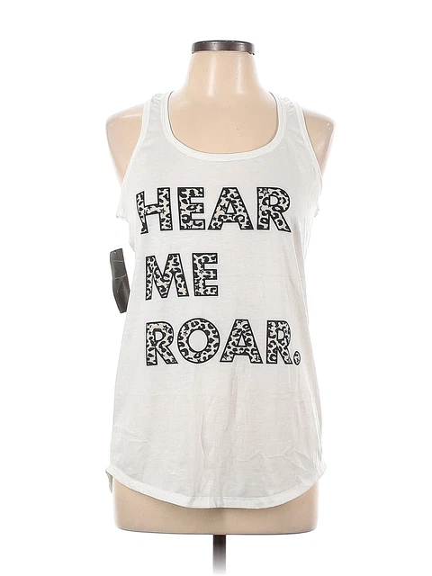 NWT Day Won Women White Active Tank L