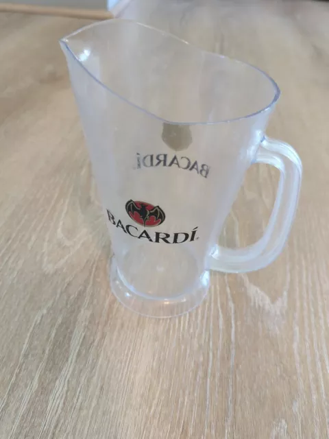 Bacardi Rum 32Oz. Acrylic Plastic Pitcher