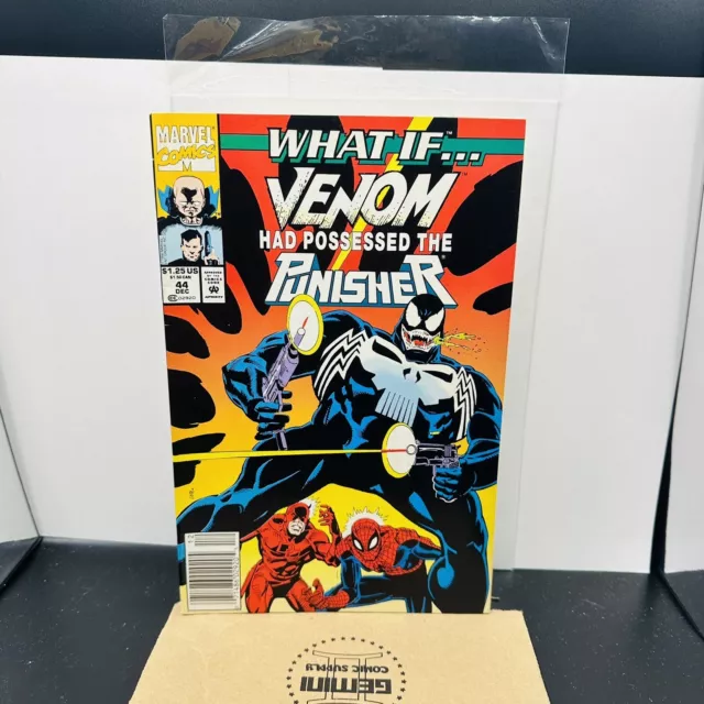 What If? #44 (1992) Venom Had Possessed The Punisher - Newsstand Edition VF+