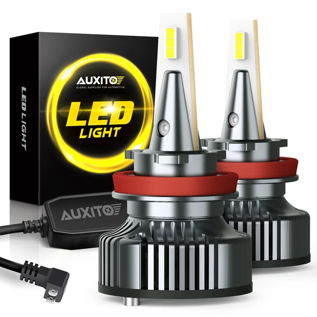 AUXITO H11B H11 LED Headlight Bulb Cable Wire Harness for Hyundai/Kia Extension