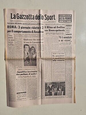 MILAN GAZZETTA DELLO SPORT 18 DICEMBRE 1973 INTER PIERO GROS CALLIGARIS 