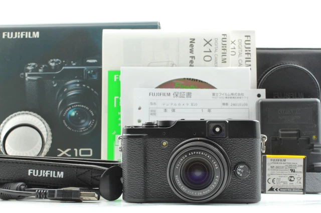 [Near MINT] FUJIFILM FUJI X10 12.0MP BLACK DIGITAL CAMERA X SERIES From JAPAN