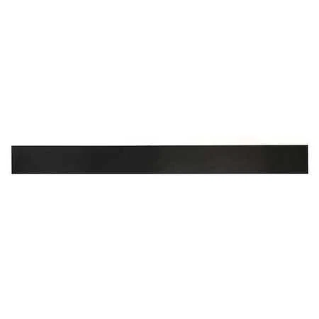 Zoro Select Bulk-Rs-Nhs70-922 1/2" High Grade Neoprene Rubber Strip, 2"X36",