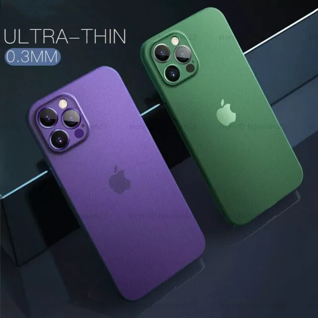 Ultra Thin Slim Matte Clear Phone Case For iPhone 14 13 12 11 Pro Max XS Mini XR