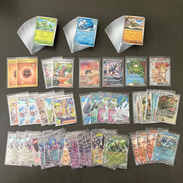 Pokemon Cards Scarlet & Violet Base Lot w/ Special Art Rares, EX Full Art, Holos