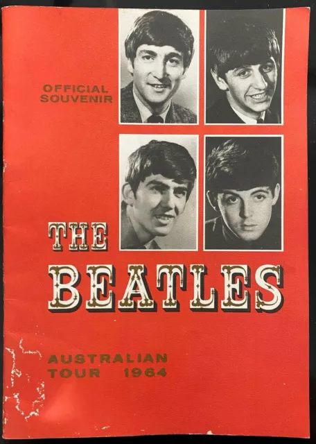RARE The Beatles Australian Tour 1964 Official Souvenir