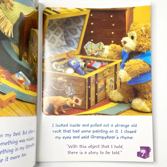 TJ BEARYTALES “TALE Of The Cave Bear” Storybook & Cartridge • Playskool