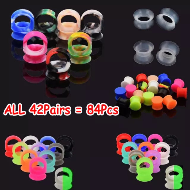 Wholesale Silicone Ear Tunnel Saddle Plug Ear Gauge Expander Piercing Earskin