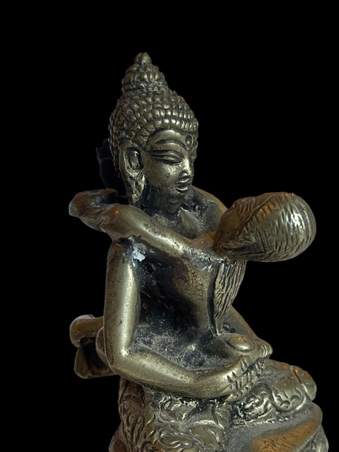 Antique Tibetan Bodhisattva Yab-Yum Buddha Buddhist Tantric