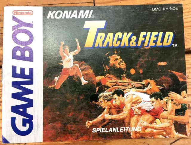 Notice 100% Originale Track & Field Nintendo Gameboy Fat Pal Noe Spielanleitung