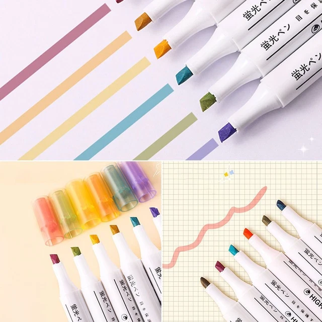 de stylos à surligneur Points clés Marqueurs Soins oculaires Stylo de couleur